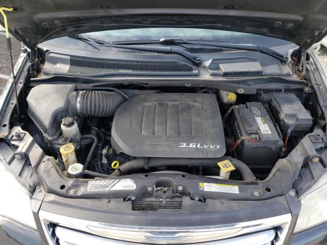 2A4RR8DG6BR630952 - 2011 CHRYSLER TOWN & COU TOURING L CHARCOAL photo 12