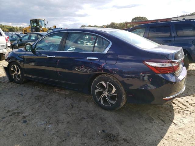 1HGCR2F30HA232234 - 2017 HONDA ACCORD LX BLUE photo 2