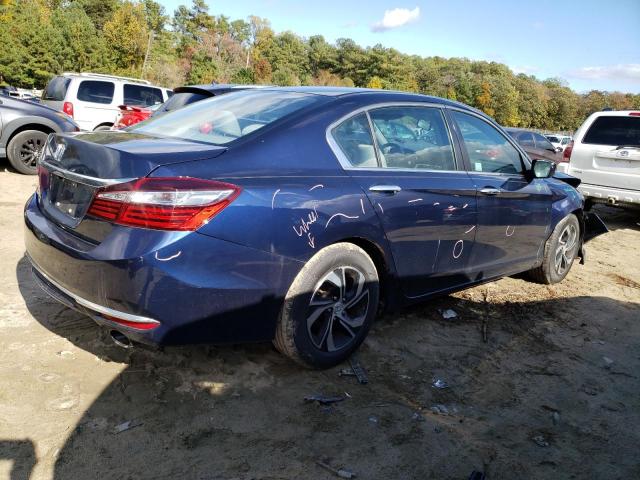 1HGCR2F30HA232234 - 2017 HONDA ACCORD LX BLUE photo 3