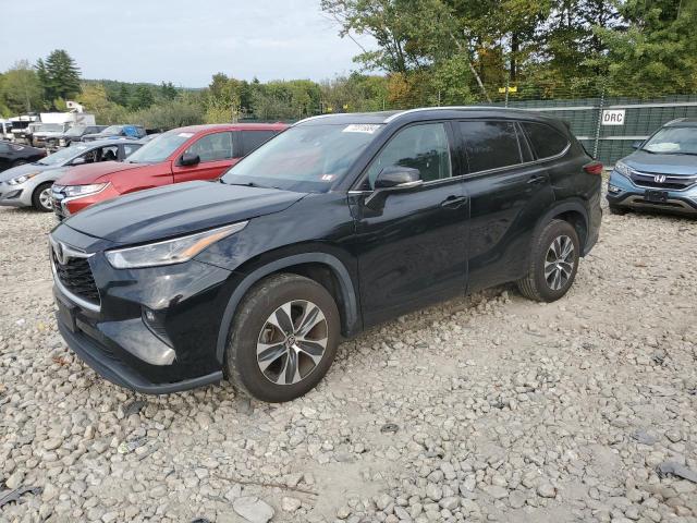 5TDGZRAHXMS041350 - 2021 TOYOTA HIGHLANDER XLE BLACK photo 1