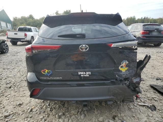 5TDGZRAHXMS041350 - 2021 TOYOTA HIGHLANDER XLE BLACK photo 6
