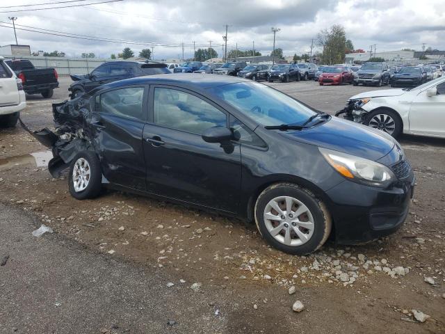 KNADM4A31E6349207 - 2014 KIA RIO LX BLACK photo 4