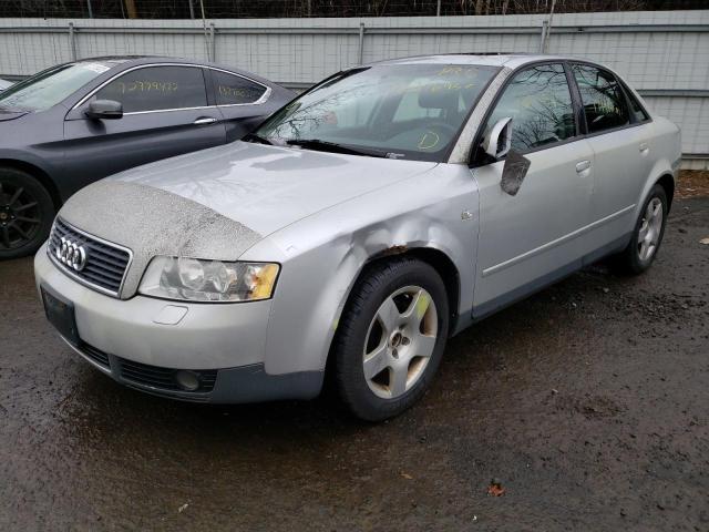 WAULC68E43A249355 - 2003 AUDI A4 1.8T QUATTRO SILVER photo 1