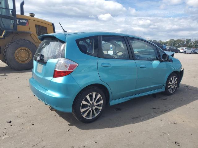 JHMGE8H64DC029320 - 2013 HONDA FIT SPORT BLUE photo 3