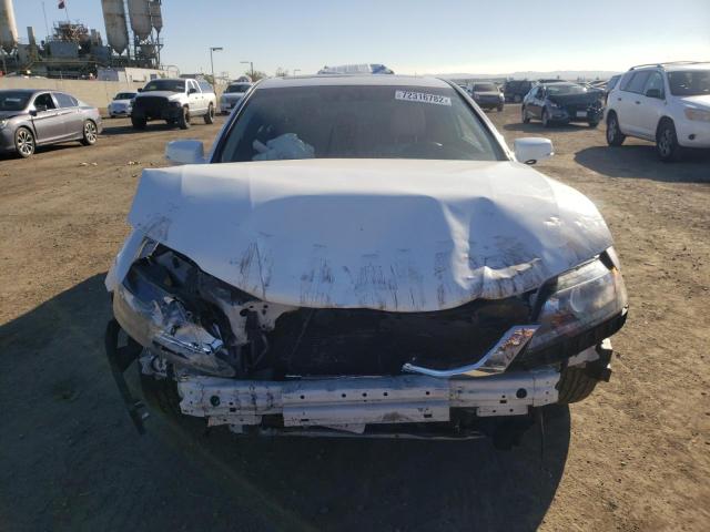 1HGCT2B84DA003004 - 2013 HONDA ACCORD EXL WHITE photo 5