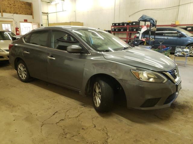 3N1AB7AP4KL627800 - 2019 NISSAN SENTRA S GRAY photo 4