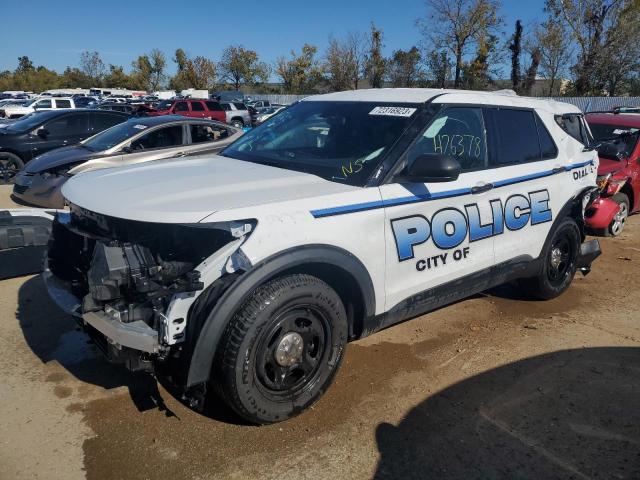 1FM5K8AB1NGA02574 - 2022 FORD EXPLORER POLICE INTERCEPTOR WHITE photo 1