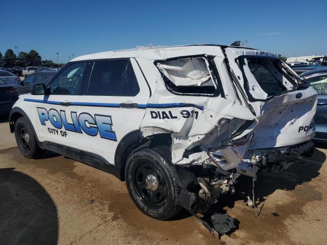 1FM5K8AB1NGA02574 - 2022 FORD EXPLORER POLICE INTERCEPTOR WHITE photo 2