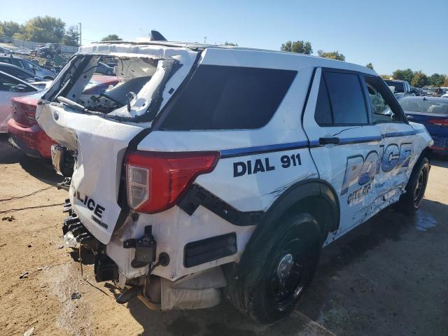 1FM5K8AB1NGA02574 - 2022 FORD EXPLORER POLICE INTERCEPTOR WHITE photo 3
