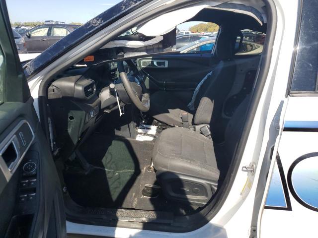 1FM5K8AB1NGA02574 - 2022 FORD EXPLORER POLICE INTERCEPTOR WHITE photo 7