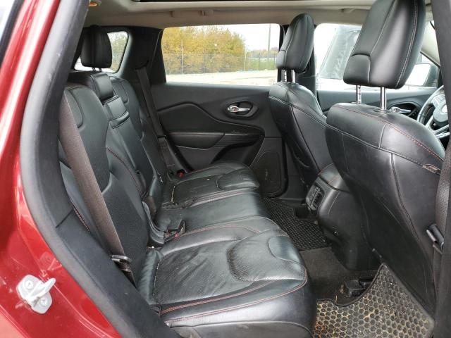 1C4PJMBS0FW567980 - 2015 JEEP CHEROKEE TRAILHAWK BURGUNDY photo 10