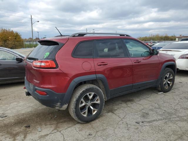 1C4PJMBS0FW567980 - 2015 JEEP CHEROKEE TRAILHAWK BURGUNDY photo 3