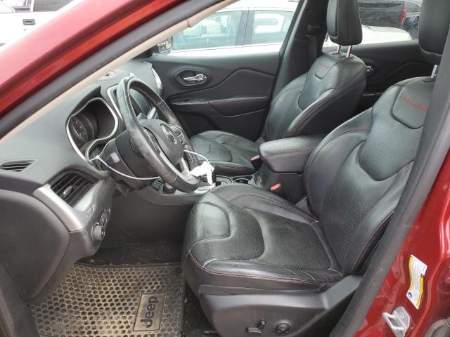 1C4PJMBS0FW567980 - 2015 JEEP CHEROKEE TRAILHAWK BURGUNDY photo 7