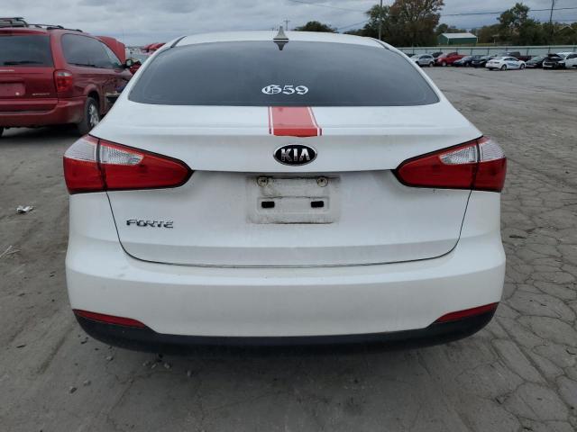 KNAFX4A64F5316333 - 2015 KIA FORTE LX WHITE photo 6