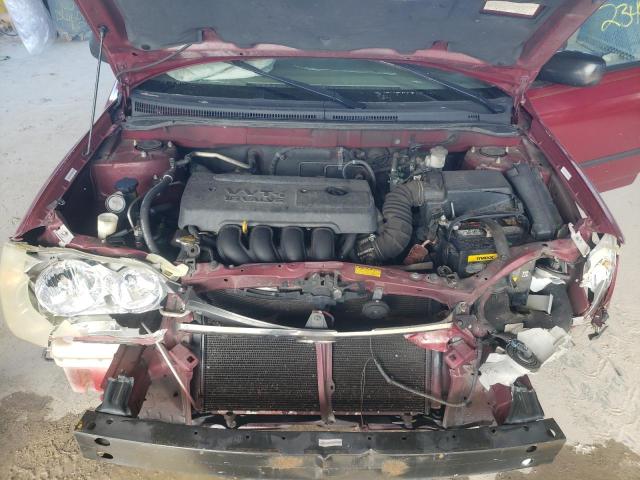 1NXBR32E95Z520573 - 2005 TOYOTA COROLLA CE BURGUNDY photo 11