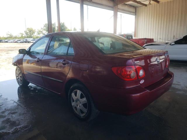 1NXBR32E95Z520573 - 2005 TOYOTA COROLLA CE BURGUNDY photo 2