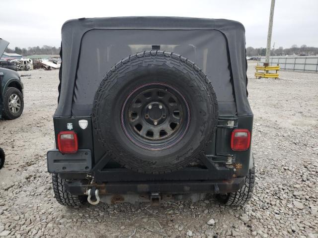 1J4FA39S74P714387 - 2004 JEEP WRANGLER X GREEN photo 6