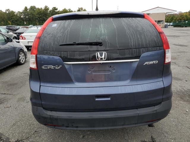 2HKRM4H54DH648873 - 2013 HONDA CR-V EX BLUE photo 6