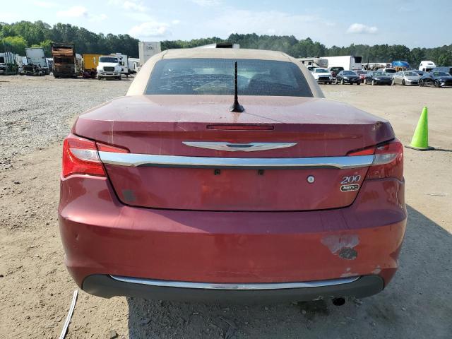 1C3BC2EBXBN529956 - 2011 CHRYSLER 200 TOURING RED photo 6