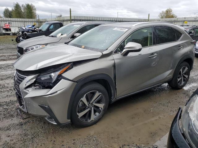 JTJGJRDZ8L2145530 - 2020 LEXUS NX 300H SILVER photo 1