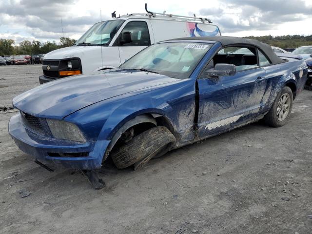 1ZVHT84N185141279 - 2008 FORD MUSTANG BLUE photo 1