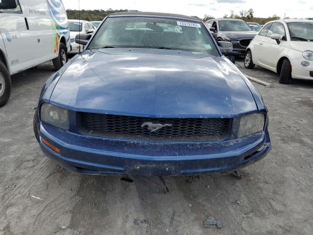 1ZVHT84N185141279 - 2008 FORD MUSTANG BLUE photo 5