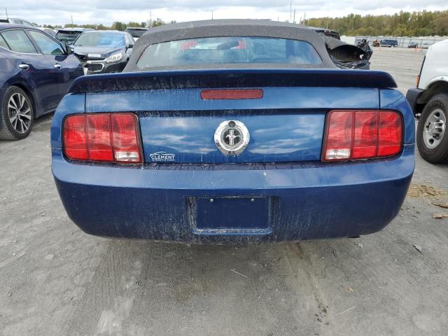 1ZVHT84N185141279 - 2008 FORD MUSTANG BLUE photo 6