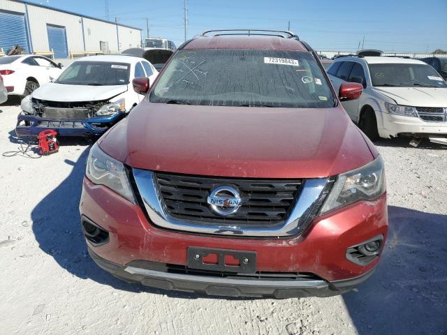 5N1DR2MN9HC913533 - 2017 NISSAN PATHFINDER S RED photo 5