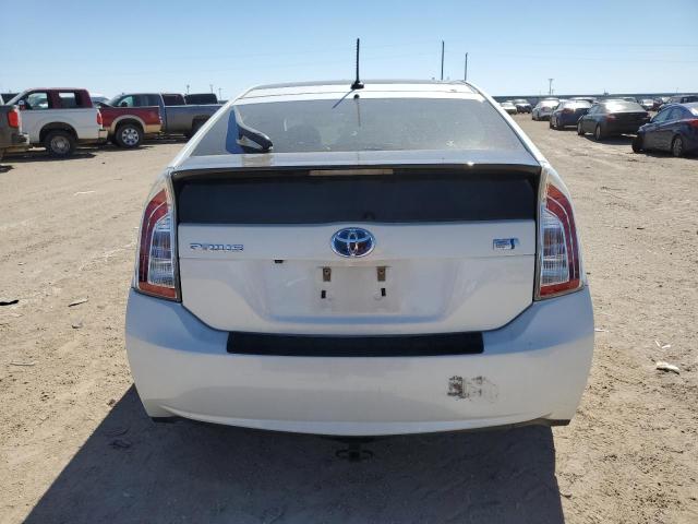 JTDKN3DU3D5574142 - 2013 TOYOTA PRIUS WHITE photo 6