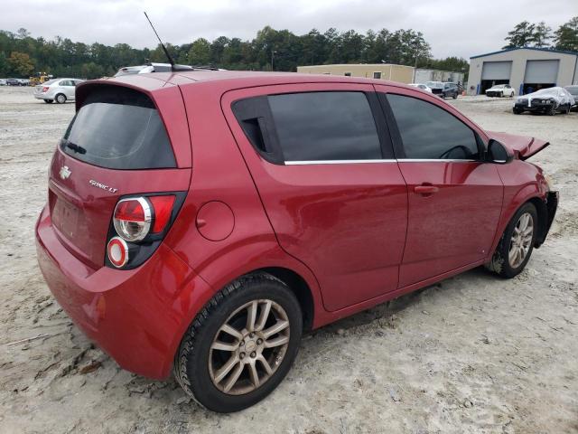 1G1JC6SH4C4166397 - 2012 CHEVROLET SONIC LT RED photo 3