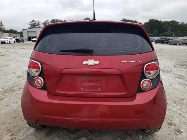 1G1JC6SH4C4166397 - 2012 CHEVROLET SONIC LT RED photo 6