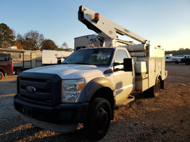 1FDUF4GY5DEA87420 - 2013 FORD F450 SUPER DUTY WHITE photo 1