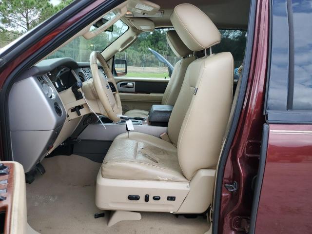 1FMFU17579LA12725 - 2009 FORD EXPEDITION EDDIE BAUER BURGUNDY photo 7