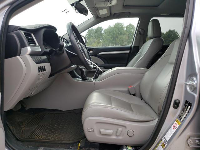 5TDJKRFH3GS504002 - 2016 TOYOTA HIGHLANDER XLE Gümüş foto 7