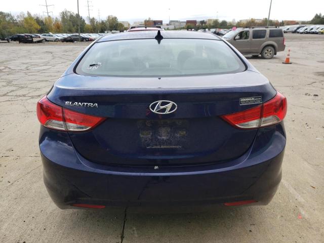 5NPDH4AE7DH421914 - 2013 HYUNDAI ELANTRA GLS BLUE photo 6