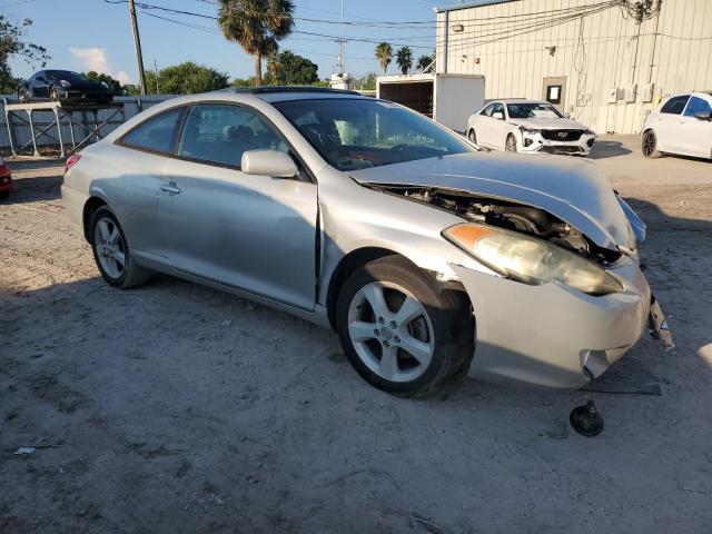 4T1CA38P04U027724 - 2004 TOYOTA CAMRY SOLA SE SILVER photo 4