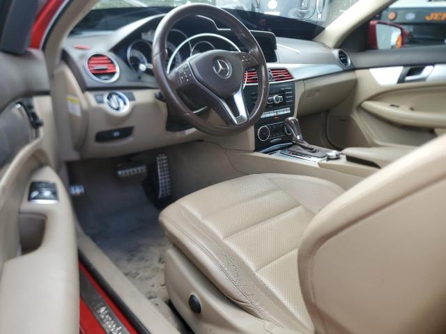 WDDGJ8JB1DG048443 - 2013 MERCEDES-BENZ C 350 4MATIC RED photo 8