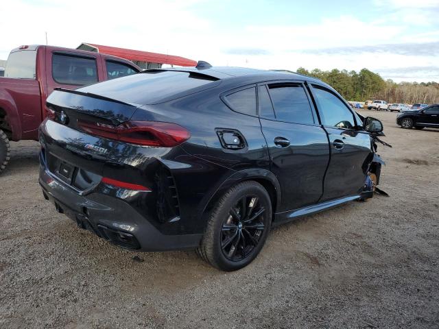 5UXCY8C07N9M36684 - 2022 BMW X6 M50I BLACK photo 3