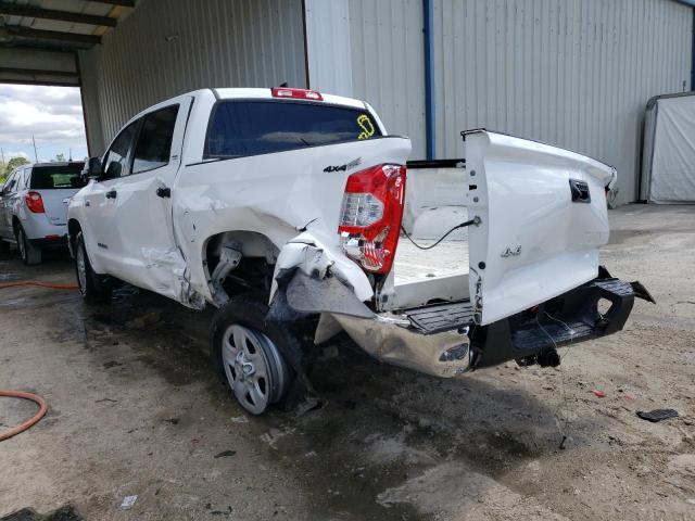 5TFDY5F15LX922783 - 2020 TOYOTA TUNDRA CREWMAX SR5 WHITE photo 2