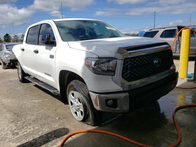 5TFDY5F15LX922783 - 2020 TOYOTA TUNDRA CREWMAX SR5 WHITE photo 4