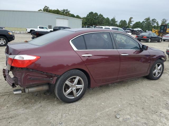 1HGCR2F34EA301518 - 2014 HONDA ACCORD LX MAROON photo 3