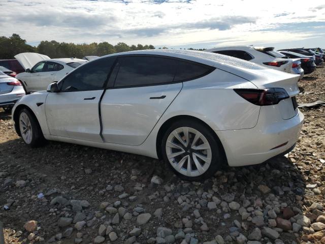 5YJ3E1EB3MF975257 - 2021 TESLA MODEL 3 WHITE photo 2