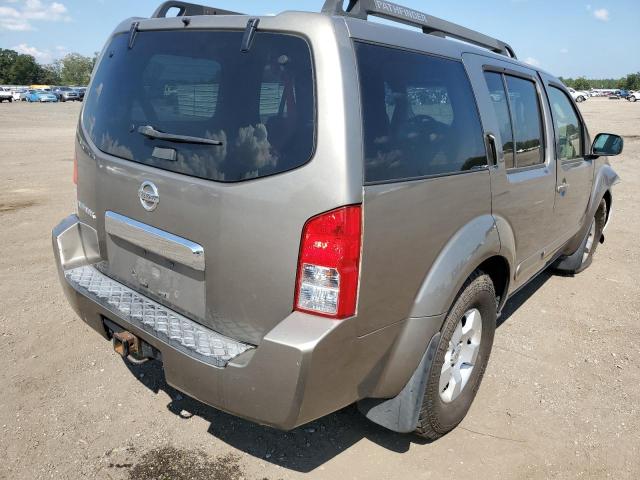 5N1AR18U86C658868 - 2006 NISSAN PATHFINDER LE ოქროსფერი ფოტო 4