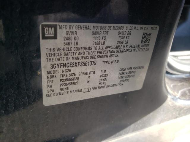 3GYFNCE3XFS561379 - 2015 CADILLAC SRX PERFORMANCE COLLECTION Көк фото 13