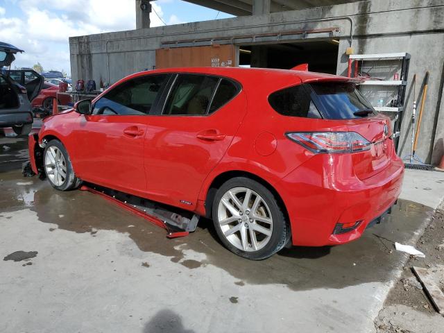 JTHKD5BH3G2267076 - 2016 LEXUS CT 200 RED photo 2