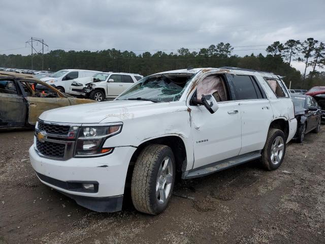 1GNSKBKC7FR307960 - 2015 CHEVROLET TAHOE K1500 LT WHITE photo 1