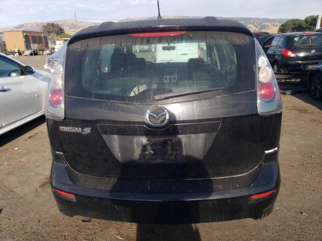 JM1CR29L270141917 - 2007 MAZDA 5 BLACK photo 6