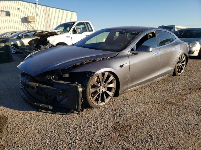 5YJSA1E20MF427272 - 2021 TESLA MODEL S CHARCOAL photo 1