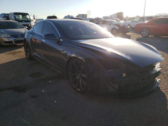 5YJSA1E20MF427272 - 2021 TESLA MODEL S CHARCOAL photo 4