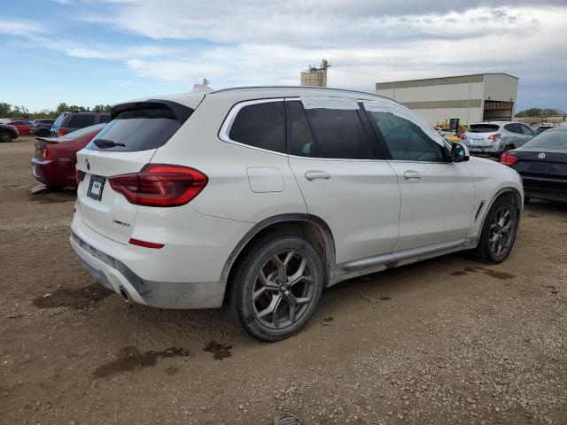 5UXTY5C09M9H99536 - 2021 BMW X3 XDRIVE30I WHITE photo 3